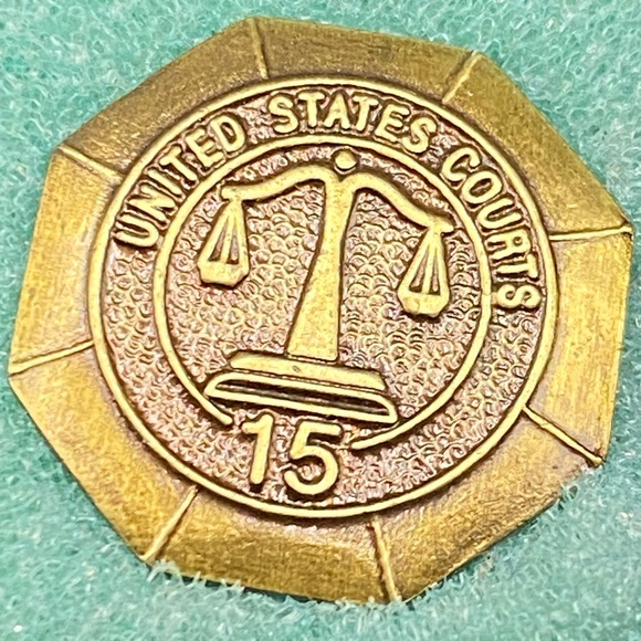 United States Courts 10-15-20 Years of Service Lapel Pins - Picture 2 of 10